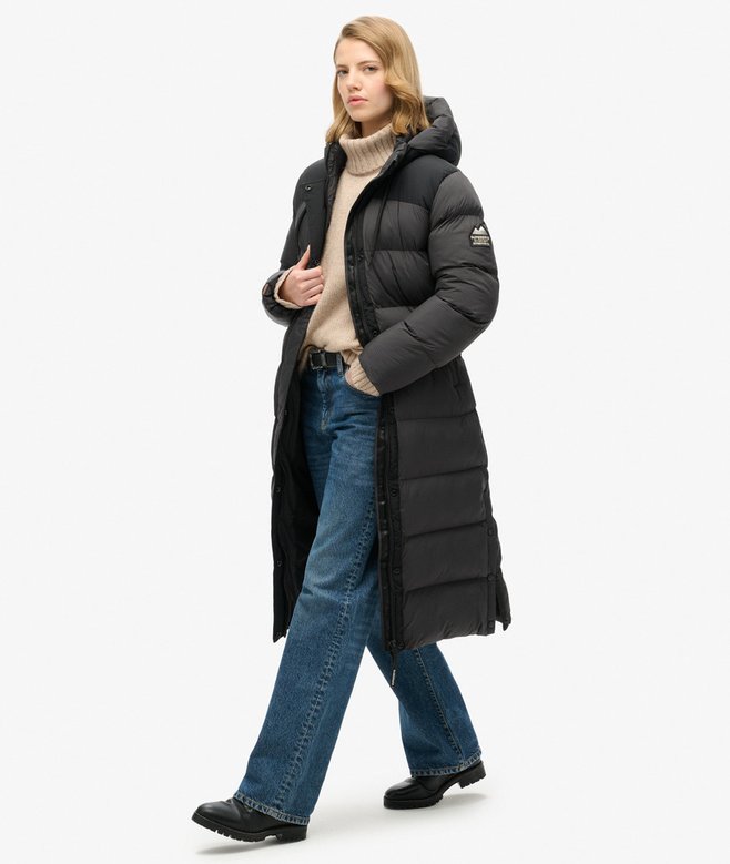 superdry Abrigo largo acolchado Rip-Stop Rebajas baratas