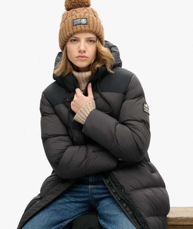 superdry Abrigo largo acolchado Rip-Stop Rebajas baratas