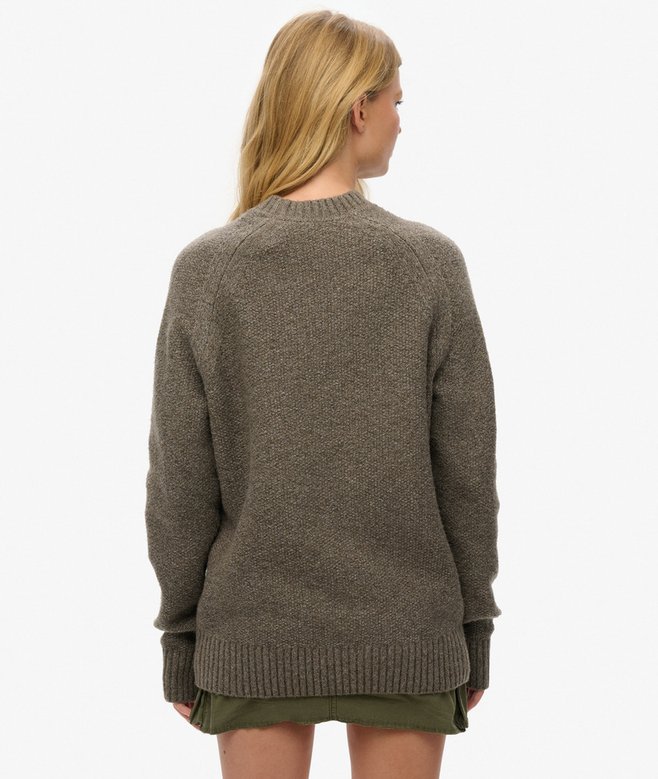 superdry Jersey raglán grueso extragrande Los más vendidos