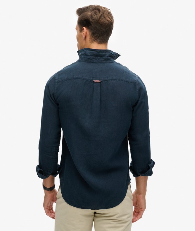 superdry Camisa de manga larga de lino informal Envío gratis