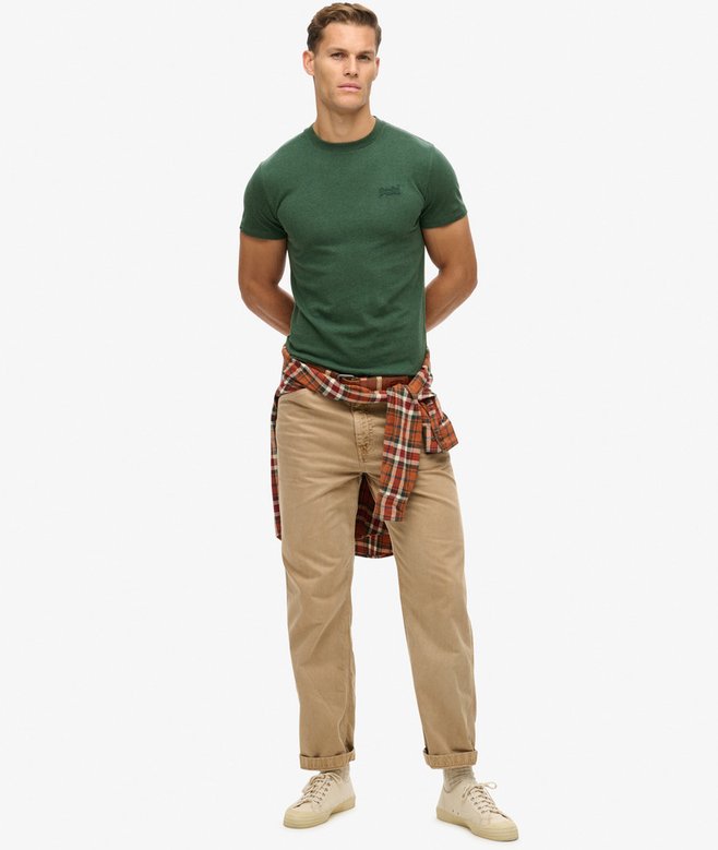 superdry Camiseta de algodón orgánico con logotipo Essential Últimos 3 días