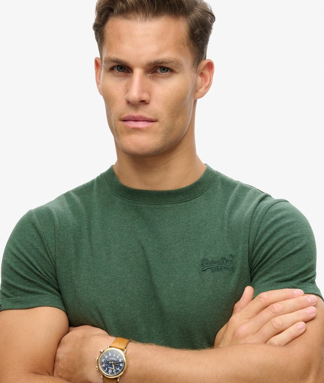superdry Camiseta de algodón orgánico con logotipo Essential Últimos 3 días