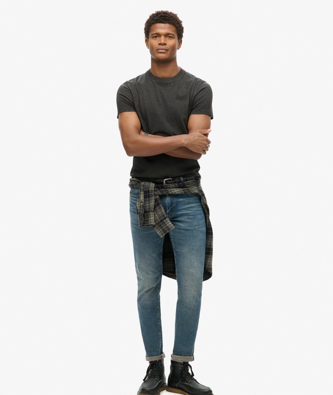 superdry Camiseta de algodón orgánico con logotipo Essential ÚLTIMAS EDICIONES