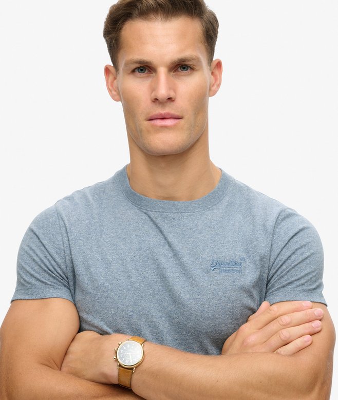 superdry Camiseta de algodón orgánico con logotipo Essential Precio de fábrica