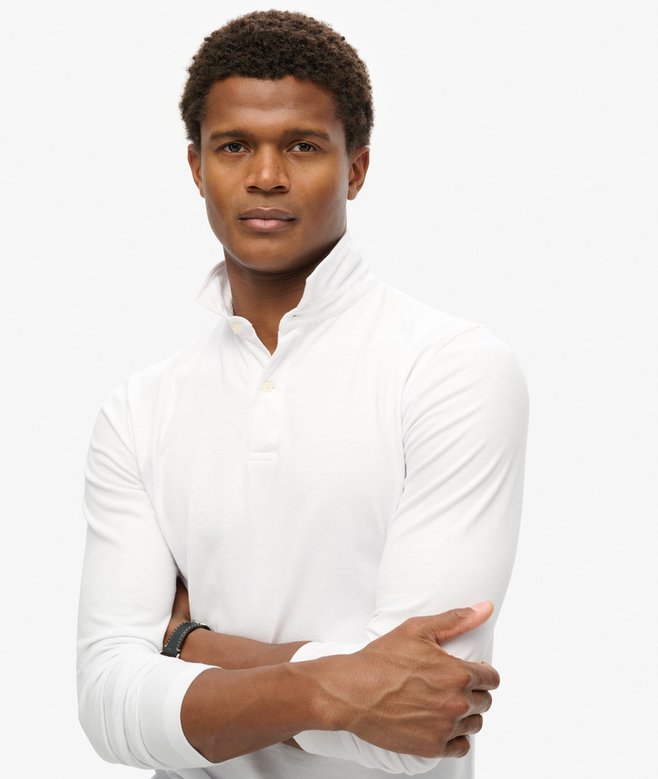 superdry Polo de punto de manga larga Studios Promoción por tiempo limitado