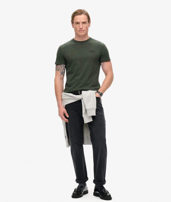 superdry Camiseta de algodón orgánico con logotipo Essential En oferta