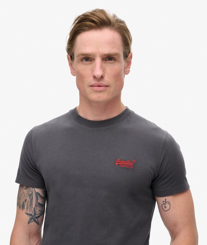 superdry Camiseta de algodón orgánico con logotipo Essential Descuentos del mes