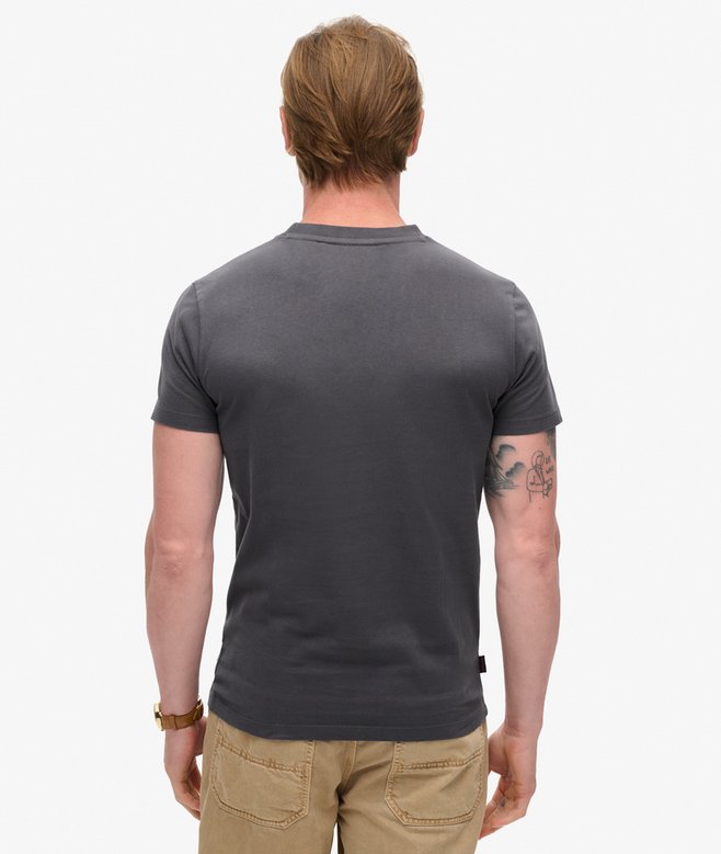 superdry Camiseta de algodón orgánico con logotipo Essential Descuentos del mes