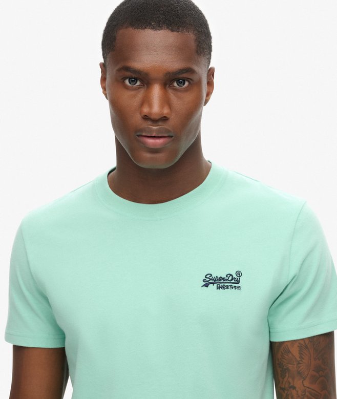 superdry Camiseta de algodón orgánico con logotipo Essential Ofertas especiales