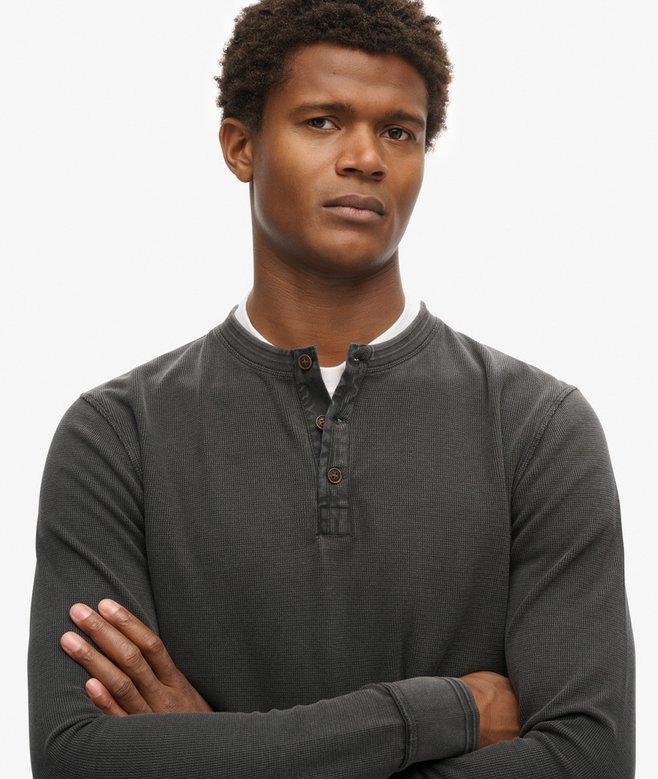 superdry Top con cuello panadero y textura Vintage Rebajas