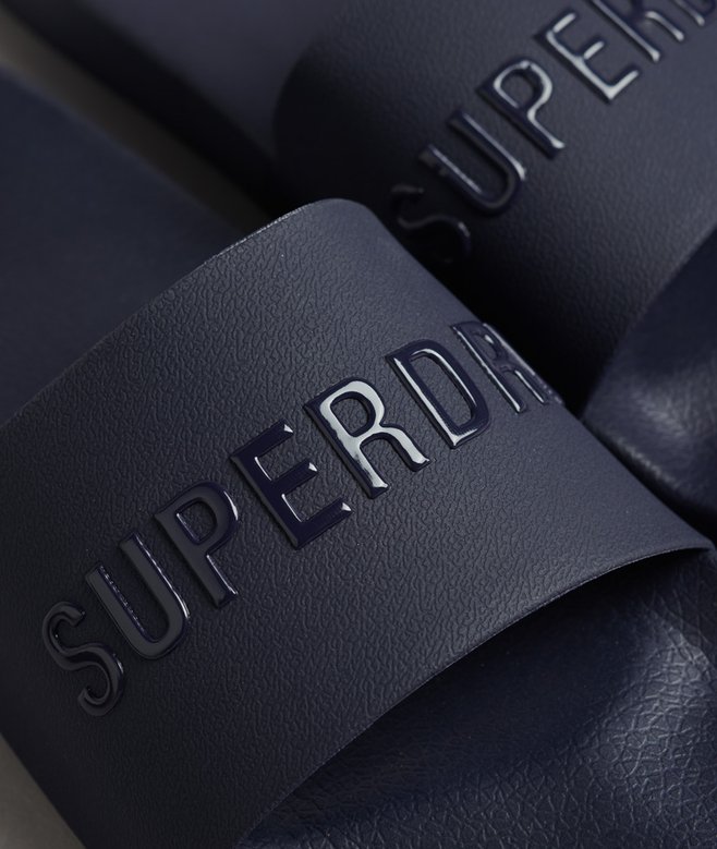 superdry Chanclas de piscina con logotipo CODE Rebajas baratas