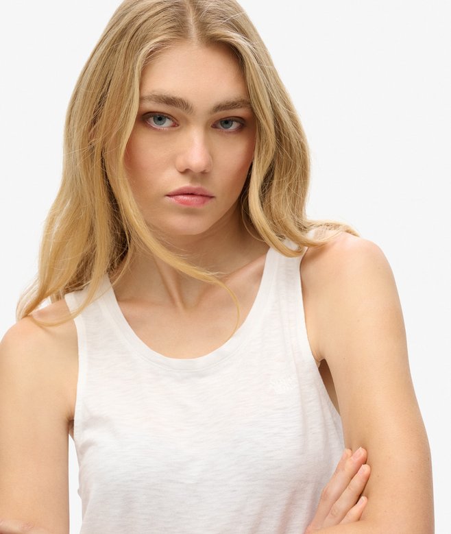 superdry Camiseta sin mangas con amplio escote redondo Venta caliente