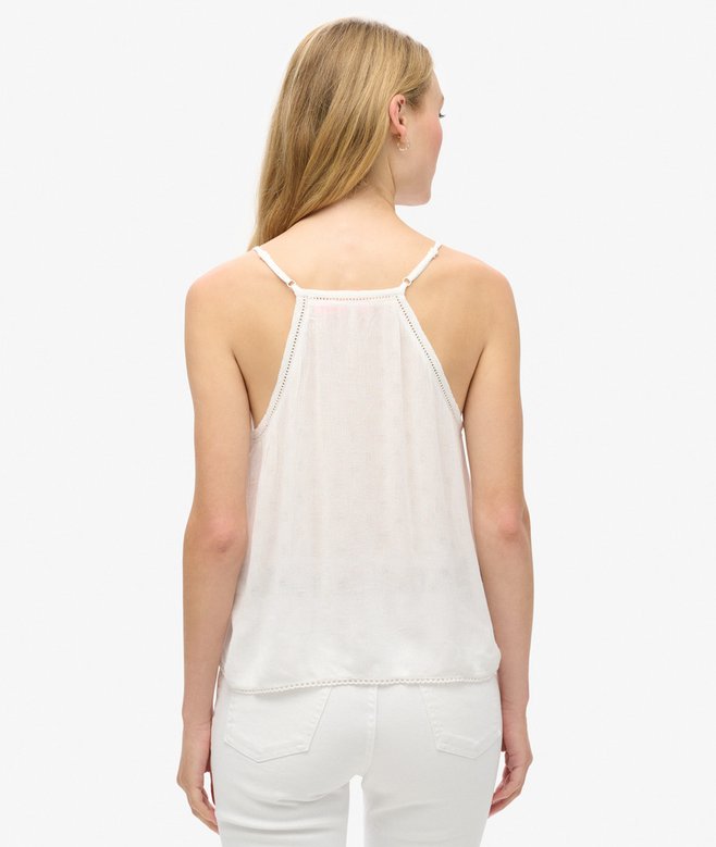 superdry Camiseta de tirantes con ribete escalonado Mejor oferta