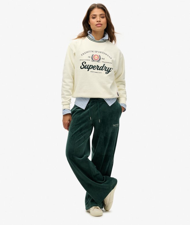 superdry Sudadera holgada de cuello redondo Country Club Envío gratis