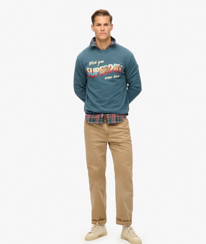 superdry Sudadera gráfica con cuello redondo Travel Postcard Precio de fábrica