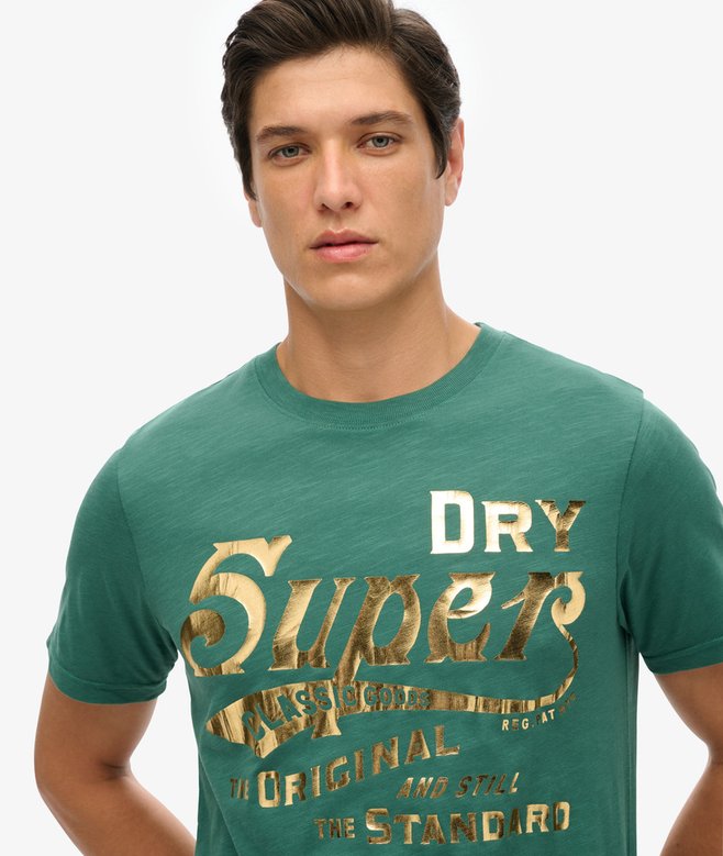 superdry Camiseta gráfica metalizada Workwear Solo hoy