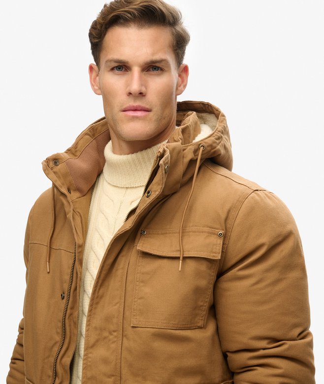 superdry Parka con capucha Workwear Superdescuento
