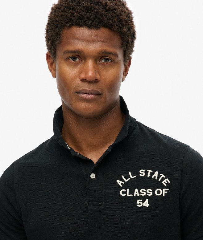 superdry Polo de manga corta y algodón orgánico Superstate Liquidación