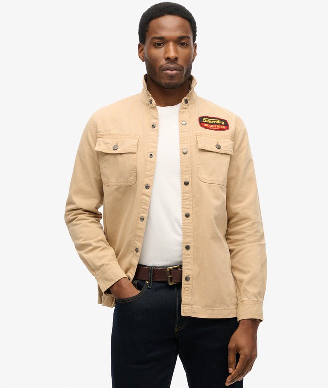 superdry Sobrecamisa de lona con parches Limitado a 3 días