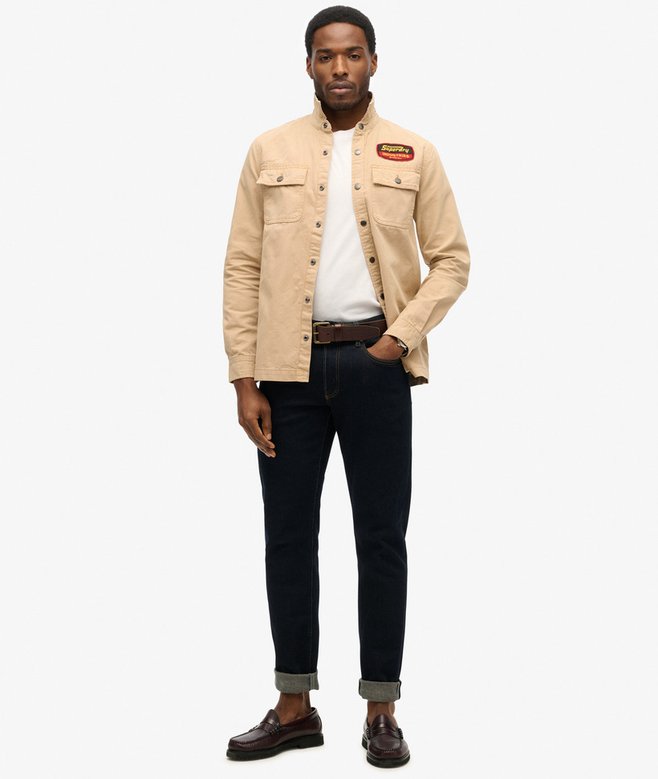 superdry Sobrecamisa de lona con parches Limitado a 3 días