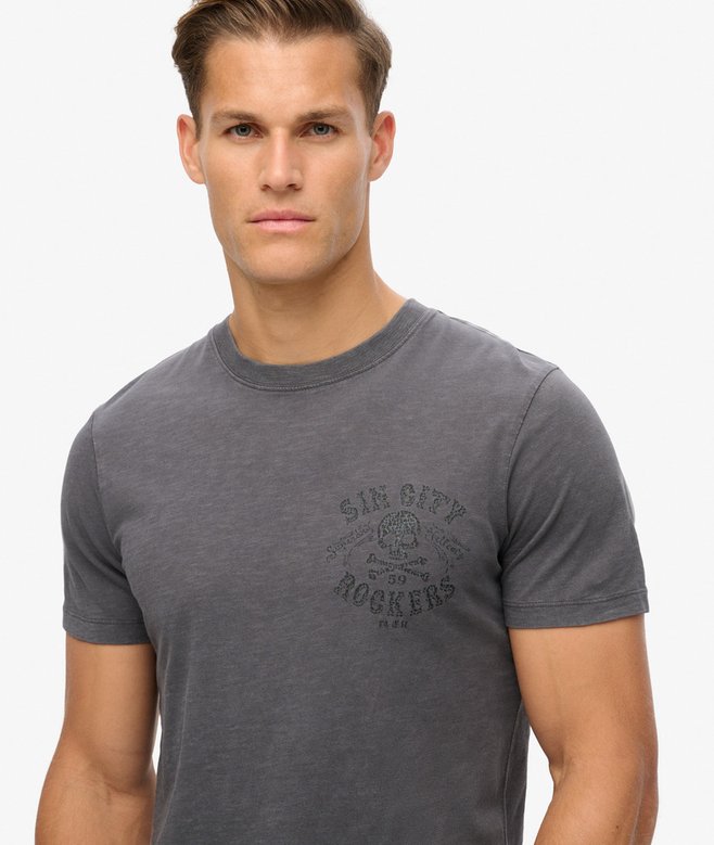 superdry Camiseta gráfica Retro Rocker Descuento por venta flash