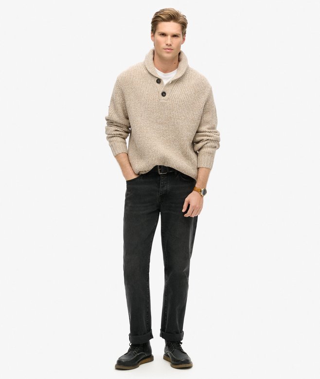 superdry Jersey con cuello de chal Rebajas de fin de temporada
