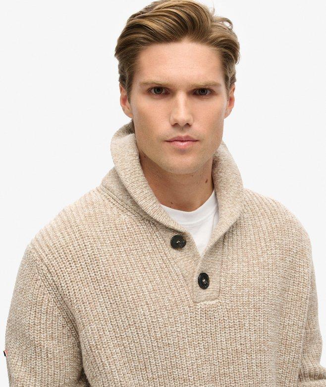 superdry Jersey con cuello de chal Rebajas de fin de temporada