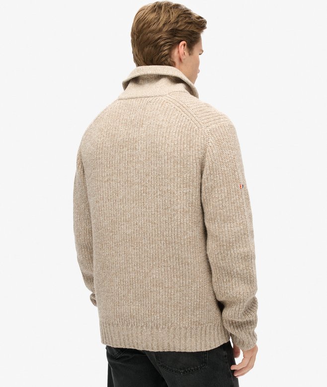 superdry Jersey con cuello de chal Rebajas de fin de temporada