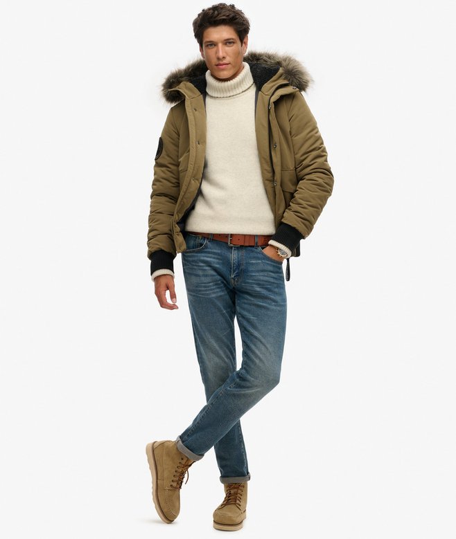 superdry Cazadora bómber acolchada con capucha Everest 2025