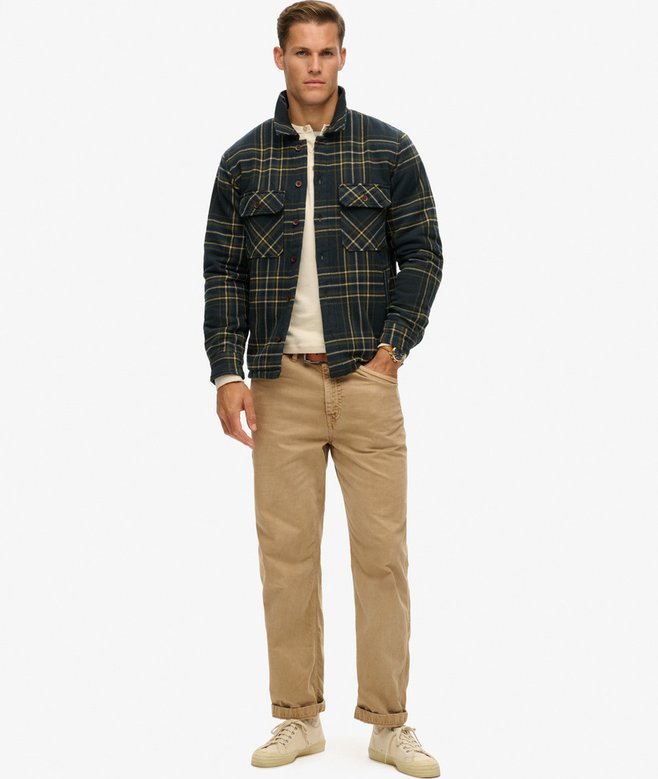superdry Sobrecamisa acolchada a cuadros Surplus En oferta