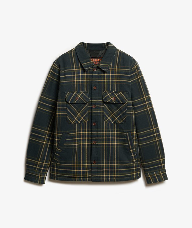 superdry Sobrecamisa acolchada a cuadros Surplus En oferta