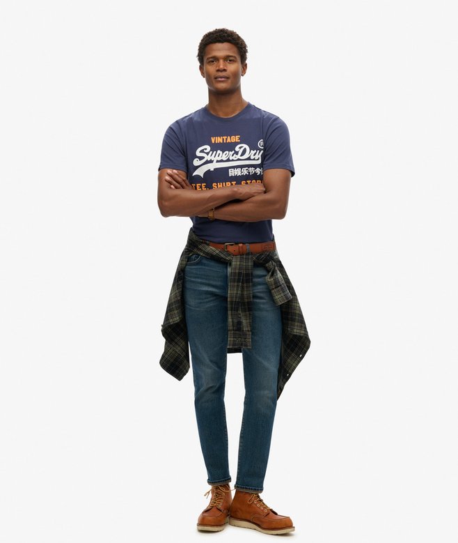 superdry Camiseta con logotipo Vintage Loco Classic Rebajas baratas
