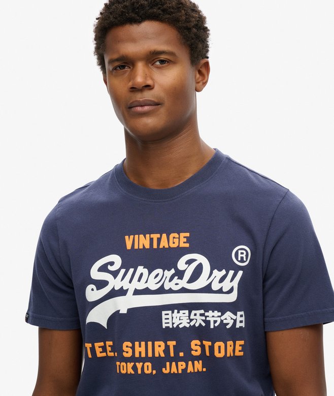 superdry Camiseta con logotipo Vintage Loco Classic Rebajas baratas