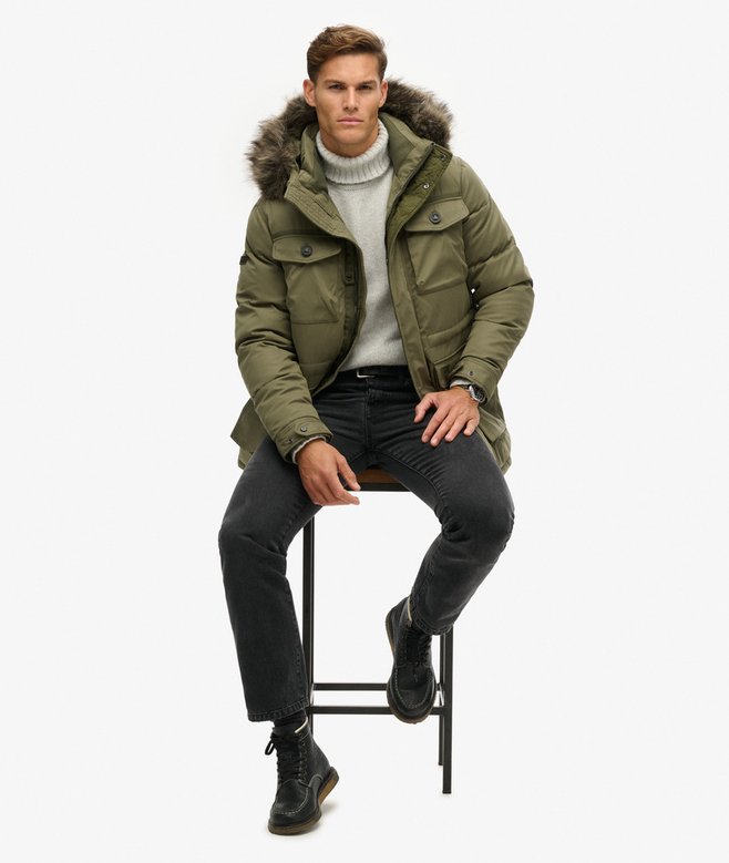 superdry Parka de pelo sintético Chinook Ventas relámpago
