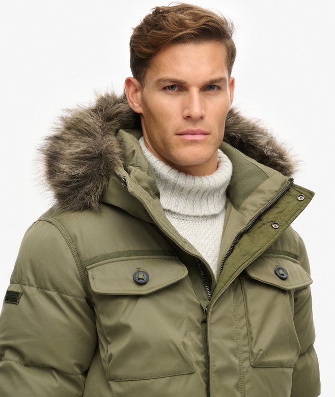 superdry Parka de pelo sintético Chinook Ventas relámpago