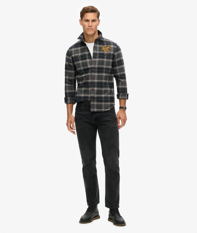 superdry Sobrecamisa bordada a cuadros Tienda