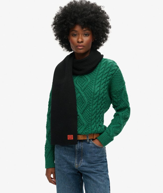 superdry Bufanda de punto Workwear Último día