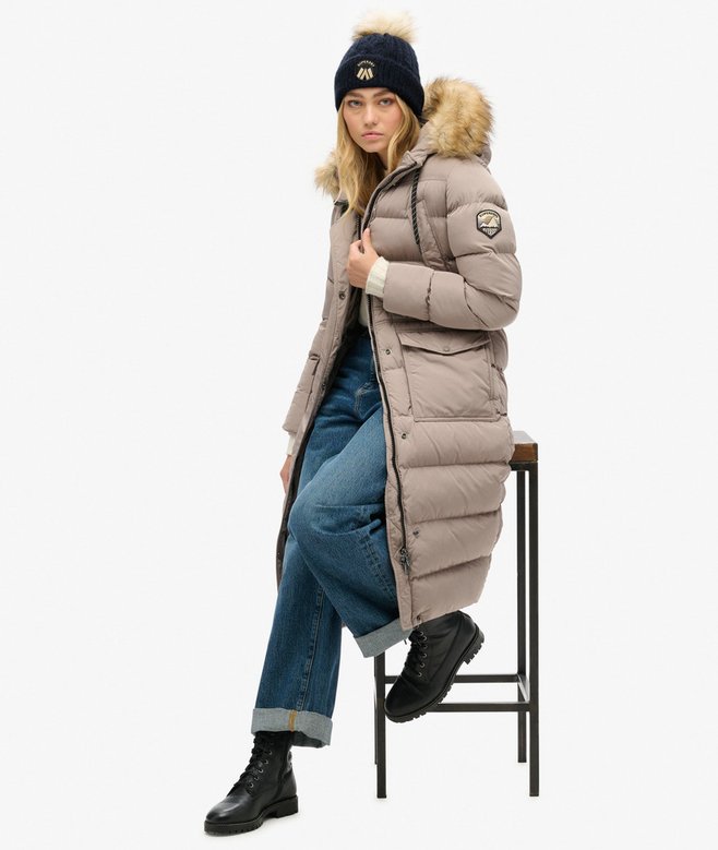 superdry Gorro de punto trenzado Luxe Promoción por tiempo limitado