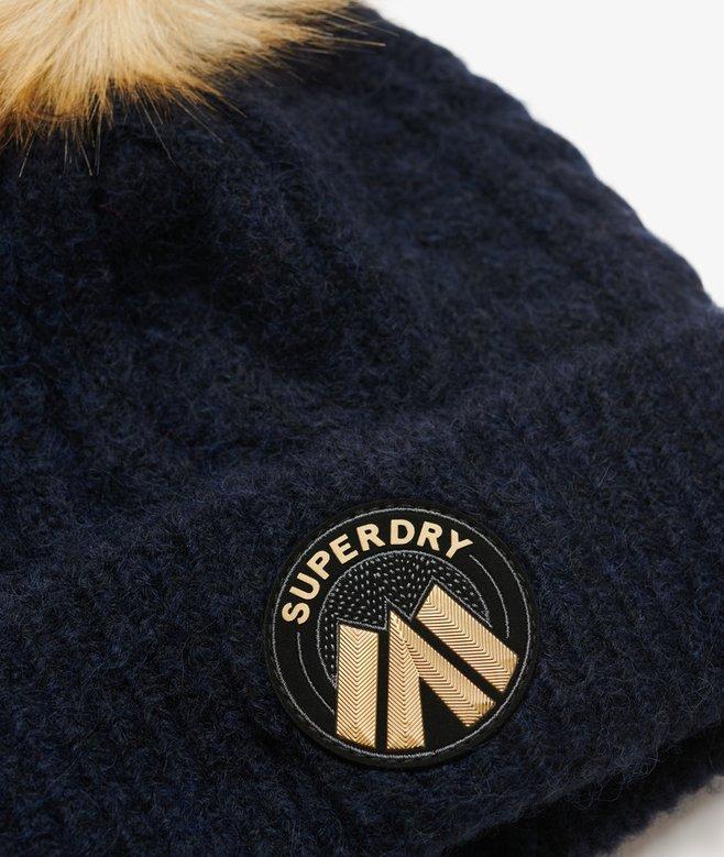 superdry Gorro de punto trenzado Luxe Promoción por tiempo limitado