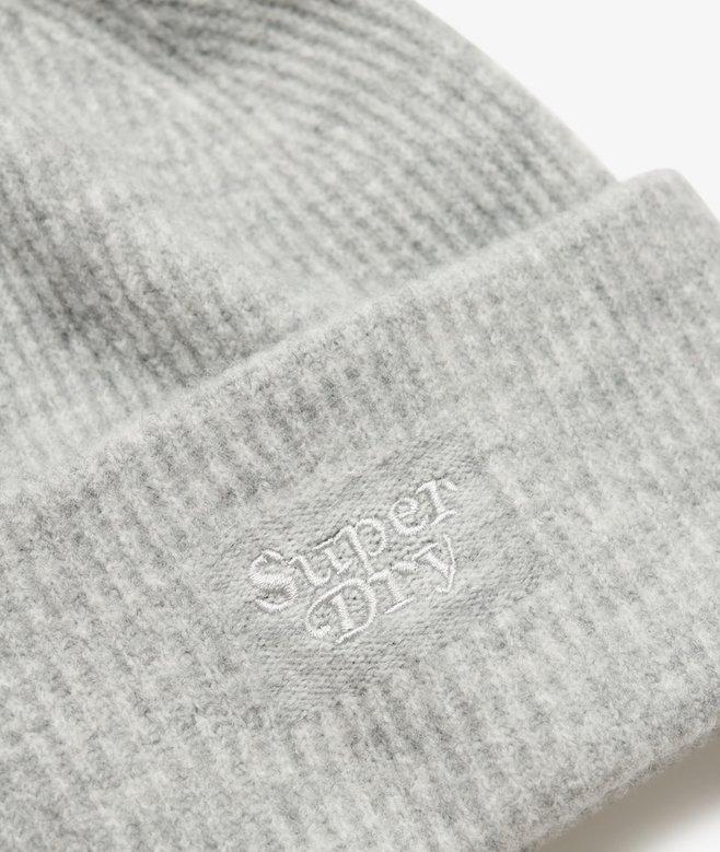 superdry Gorro de punto de canalé suave Tienda de fábrica