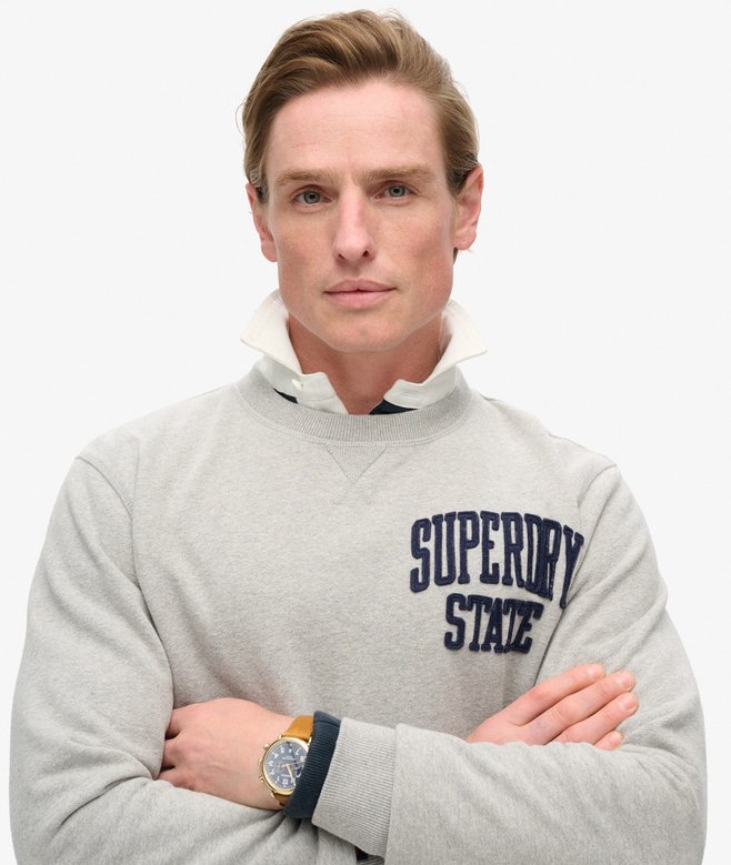 superdry Sudadera de cuello redondo Vintage Athletic Rebajas baratas