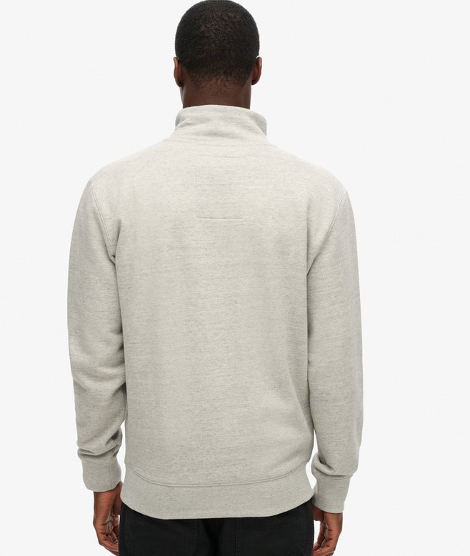 superdry Sudadera con cuello panadero con logotipo Essential Rebajas online