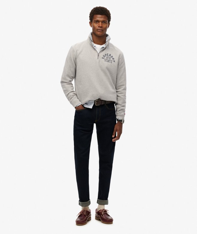superdry Sudadera con media cremallera Athletic Essentials Promoción por tiempo limitado