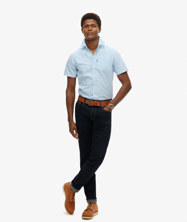 superdry Camisa Oxford de manga corta Solo hoy