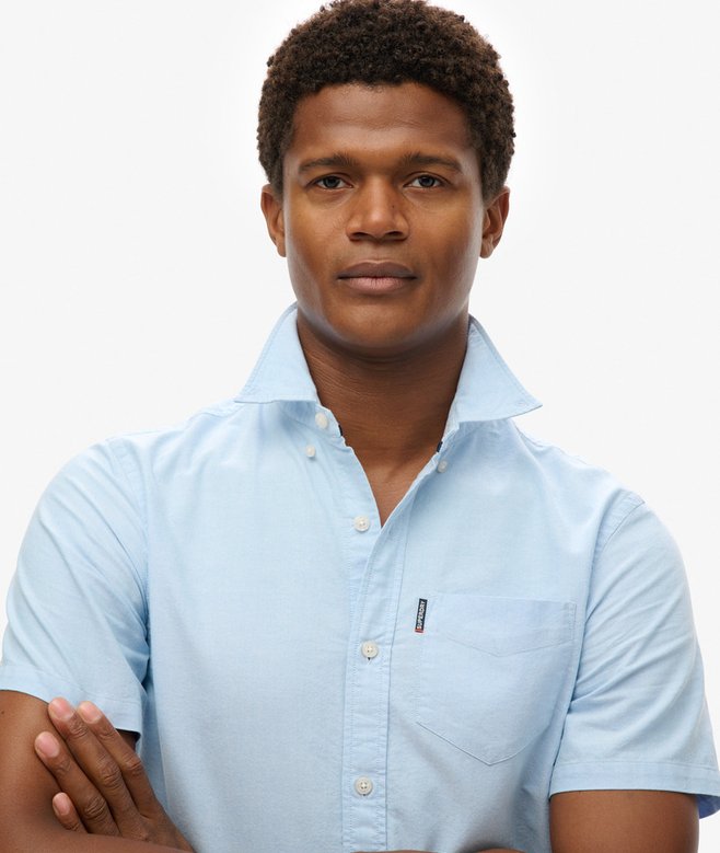 superdry Camisa Oxford de manga corta Solo hoy