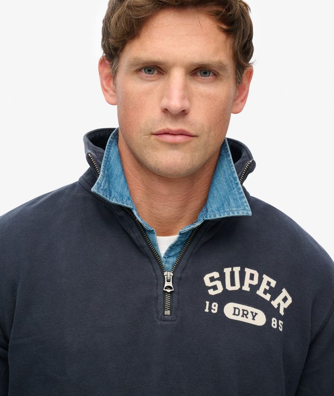 superdry Sudadera con media cremallera Athletic Essentials Oferta especial de fábrica