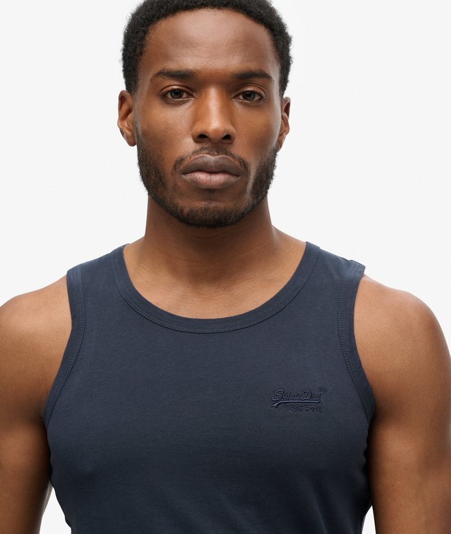 superdry Camiseta sin mangas con logotipo Essential Liquidación