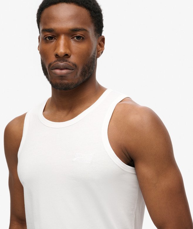 superdry Camiseta sin mangas con logotipo Essential Limitado a 3 días