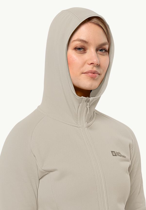 Jack Wolfskin Baiselberg Hooded Fz W Última moda