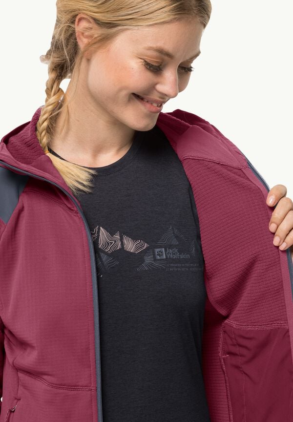Jack Wolfskin Kolbenberg Hooded Fz W Precio de fábrica